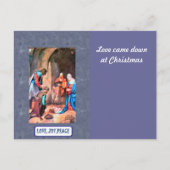 Nativiteit in Bethlehem Feestdagenkaart (Voorkant)