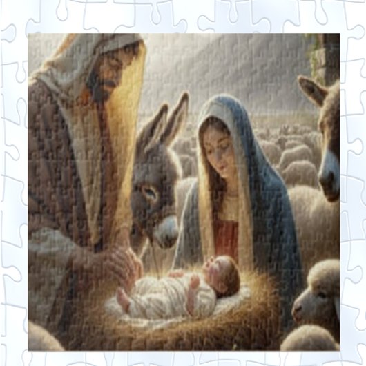 Nativiteit in Bethlehem Legpuzzel