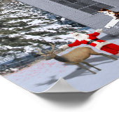 Nativiteit in de kerk poster (Hoek)