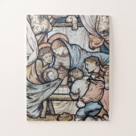 Nativiteit Jesus Birth Vintage Kerstmis Legpuzzel