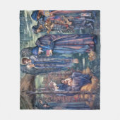 Nativiteit Jezus Mary Joseph Bible Fleece Blanket (Voorkant)