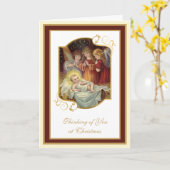  nativiteit Jezus Religieuze Angels Kerstmis Kaart (Gele Bloem)