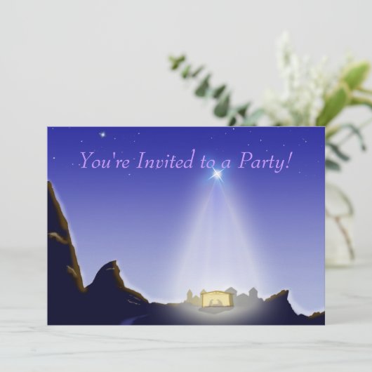 Nativiteit Kaart (Staand voorkant)