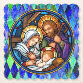 Nativiteit Kartonnen Onderzetters (Voorkant)