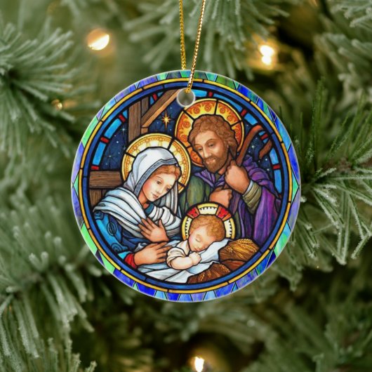 Nativiteit Keramisch Ornament (Boom)