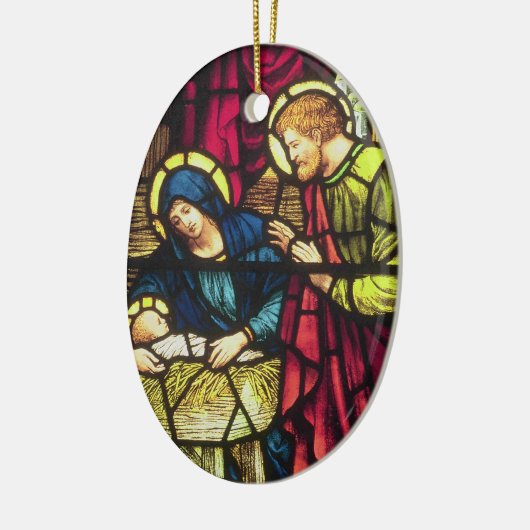Nativiteit Keramisch Ornament (Links)