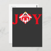 Nativiteit kerstfeest Joy Jesus Christelijk Religi Briefkaart (Voorkant / Achterkant)