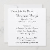 Nativiteit kerstfeest uitnodiging (Achterkant)