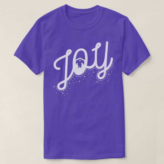 Nativiteit Kerstmis Bajesus I Joy T-shirt (Design voorkant)