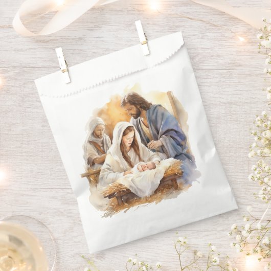 Nativiteit kerstmis bedankzakje (Geknipt)