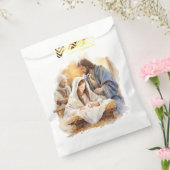 Nativiteit kerstmis bedankzakje (Gezegeld)