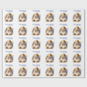 Nativiteit kerstmis cadeaupapier (Vlak)