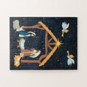 Nativiteit kerstmis legpuzzel (Horizontaal)