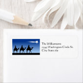 Nativiteit Magi 3 Wise Mannen kerstster Religieuze Etiket (Insitu)