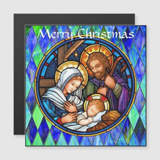 Nativiteit Magnetische Kaart (Voorkant / Achterkant)