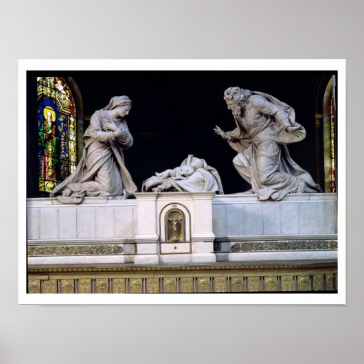 Nativiteit (marmer) poster (Voorkant)