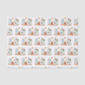 Nativiteit Mary Joseph Jesus 3 Kings Kerstmis Tissuepapier (Voorkant)