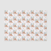 Nativiteit Mary Joseph Jesus Shepherd Kerstmis Tissuepapier (Voorkant)