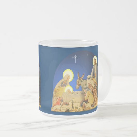 Nativiteit Matglas Koffiemok (Voorkant rechts)