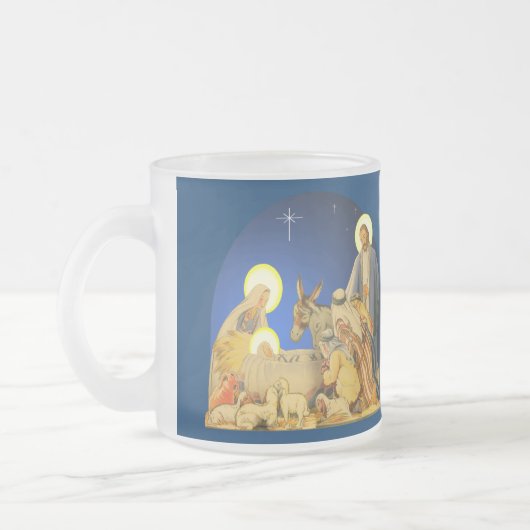Nativiteit Matglas Koffiemok (Links)
