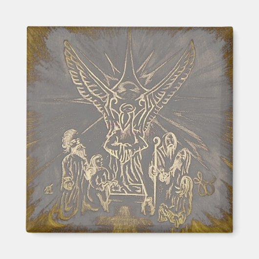 Nativiteit Maze Magneet (Voorkant)