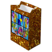 Nativiteit Medium Cadeauzakje (Voorkant Gekanteld)