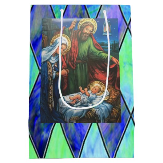 Nativiteit Medium Cadeauzakje (Achterkant)