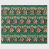 Nativiteit met Angels Kerstmis Baby Jesus Quality Cadeaupapier (Vlak)