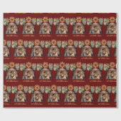 Nativiteit met Angels Kerstmis Baby Jesus Quality Cadeaupapier (Vlak)