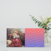 NATIVITEIT MET ANGELS - MAGIC VAN CHRISTMAS Digita Feestdagenkaart (Staand voorkant)