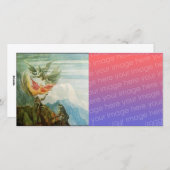 NATIVITEIT MET ANGELS - MAGIC VAN CHRISTMAS Digita Feestdagenkaart (Voorkant / Achterkant)