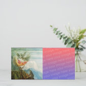 NATIVITEIT MET ANGELS - MAGIC VAN CHRISTMAS Digita Feestdagenkaart (Staand voorkant)