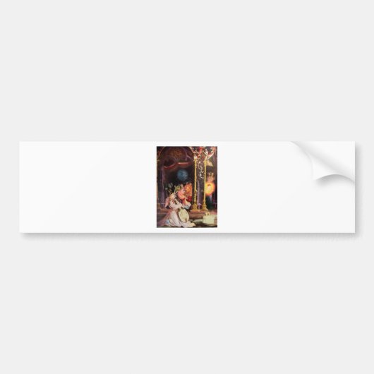 NATIVITEIT MET ANGELS - MAGISCH VAN CHRISTMAS BUMPERSTICKER (Voorkant)