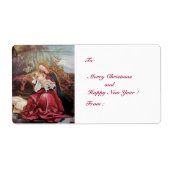 NATIVITEIT MET ANGELS - MAGISCH VAN CHRISTMAS ETIKET (Voorkant)