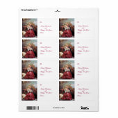 NATIVITEIT MET ANGELS - MAGISCH VAN CHRISTMAS ETIKET (Full Sheet)