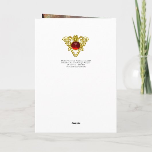 NATIVITEIT MET ANGELS - MAGISCH VAN CHRISTMAS FEESTDAGEN KAART (Achterkant)