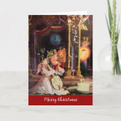 NATIVITEIT MET ANGELS - MAGISCH VAN CHRISTMAS FEESTDAGEN KAART (Voorkant)