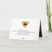 NATIVITEIT MET ANGELS - MAGISCH VAN CHRISTMAS FEESTDAGEN KAART (Achterkant)