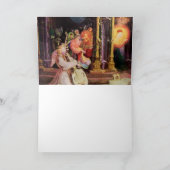 NATIVITEIT MET ANGELS - MAGISCH VAN CHRISTMAS FEESTDAGEN KAART (Binnen)