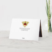 NATIVITEIT MET ANGELS - MAGISCH VAN CHRISTMAS FEESTDAGEN KAART (Achterkant)