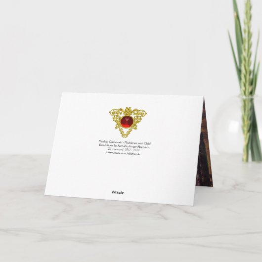 NATIVITEIT MET ANGELS - MAGISCH VAN CHRISTMAS FEESTDAGEN KAART (Achterkant)