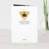 NATIVITEIT MET ANGELS - MAGISCH VAN CHRISTMAS FEESTDAGEN KAART (Achterkant)