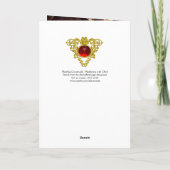 NATIVITEIT MET ANGELS - MAGISCH VAN CHRISTMAS FEESTDAGEN KAART (Achterkant)