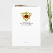 NATIVITEIT MET ANGELS - MAGISCH VAN CHRISTMAS FEESTDAGEN KAART (Achterkant)