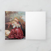 NATIVITEIT MET ANGELS - MAGISCH VAN CHRISTMAS FEESTDAGEN KAART (Binnen)