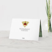 NATIVITEIT MET ANGELS - MAGISCH VAN CHRISTMAS FEESTDAGEN KAART (Achterkant)