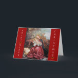 NATIVITEIT MET ANGELS - MAGISCH VAN CHRISTMAS FEESTDAGEN KAART<br><div class="desc">De kleurrijke en magische sfeer van de kerst van de Duitse schilder Matthias Grunewald ,  Details from Second state of the Isenheim Altarpart , expressive and intense style of late medieval Central European art into the 16th eeuw.Oil on wood.</div>