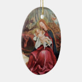 NATIVITEIT MET ANGELS - MAGISCH VAN CHRISTMAS KERAMISCH ORNAMENT (Rechts)