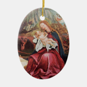 NATIVITEIT MET ANGELS - MAGISCH VAN CHRISTMAS KERAMISCH ORNAMENT