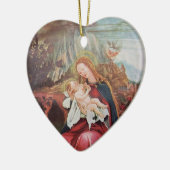 NATIVITEIT MET ANGELS - MAGISCH VAN CHRISTMAS KERAMISCH ORNAMENT (Links)